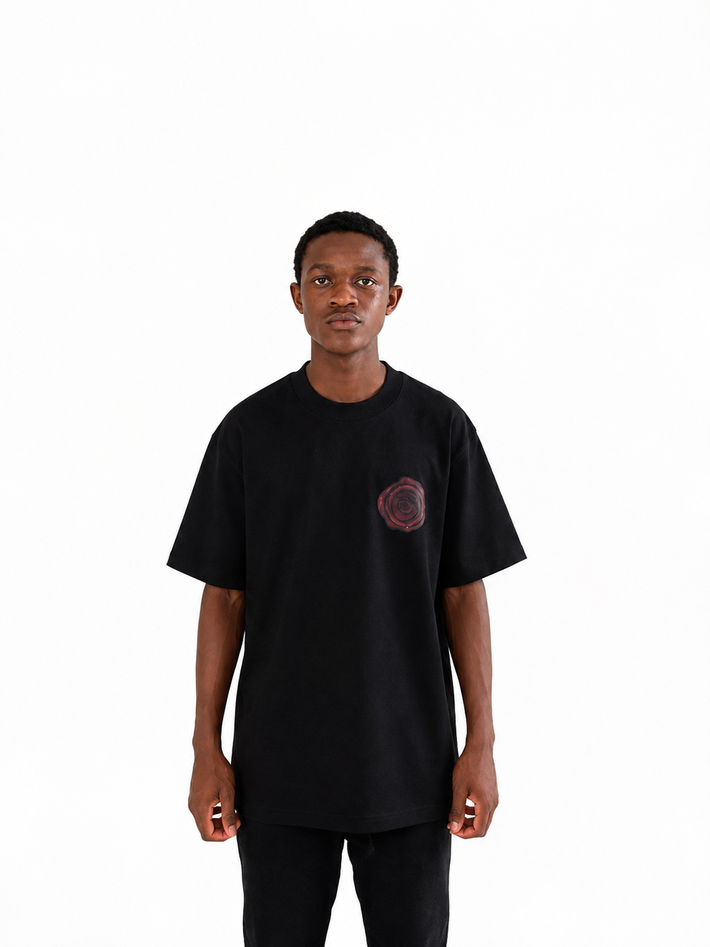Cotton Red wax stamp T-shirt