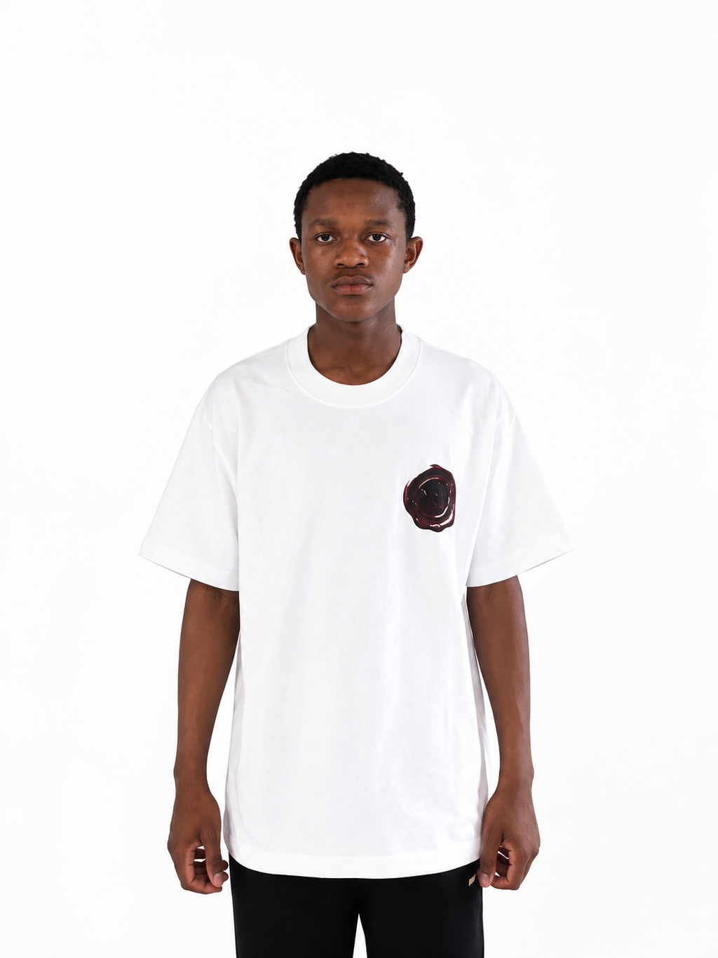 Cotton Red wax stamp T-shirt