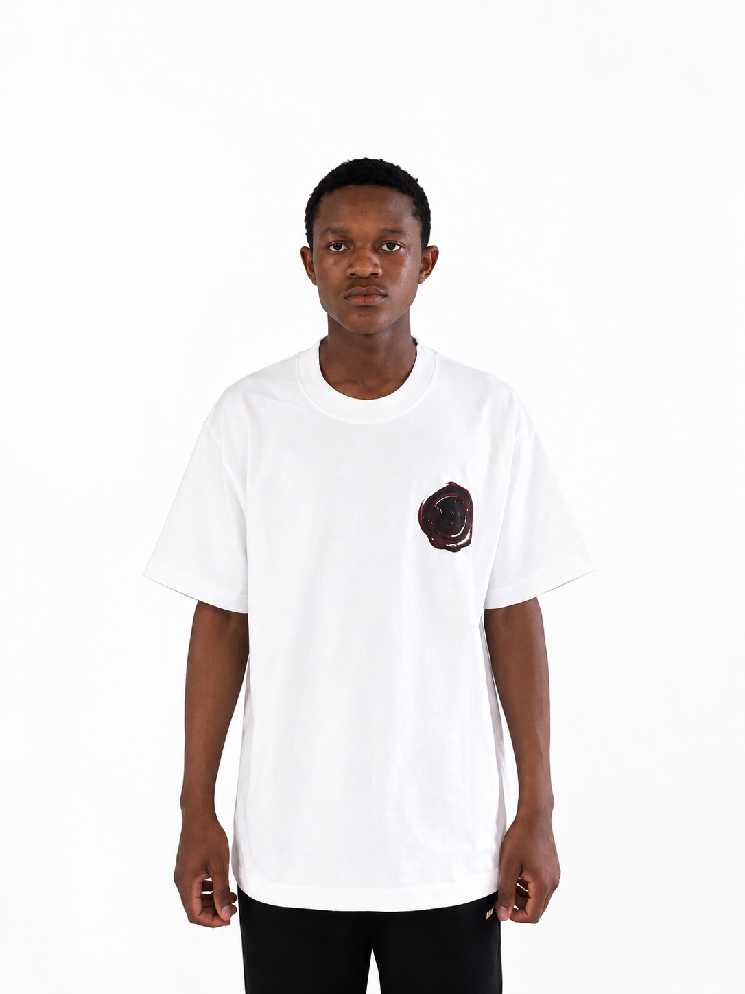 Cotton Red wax stamp T-shirt