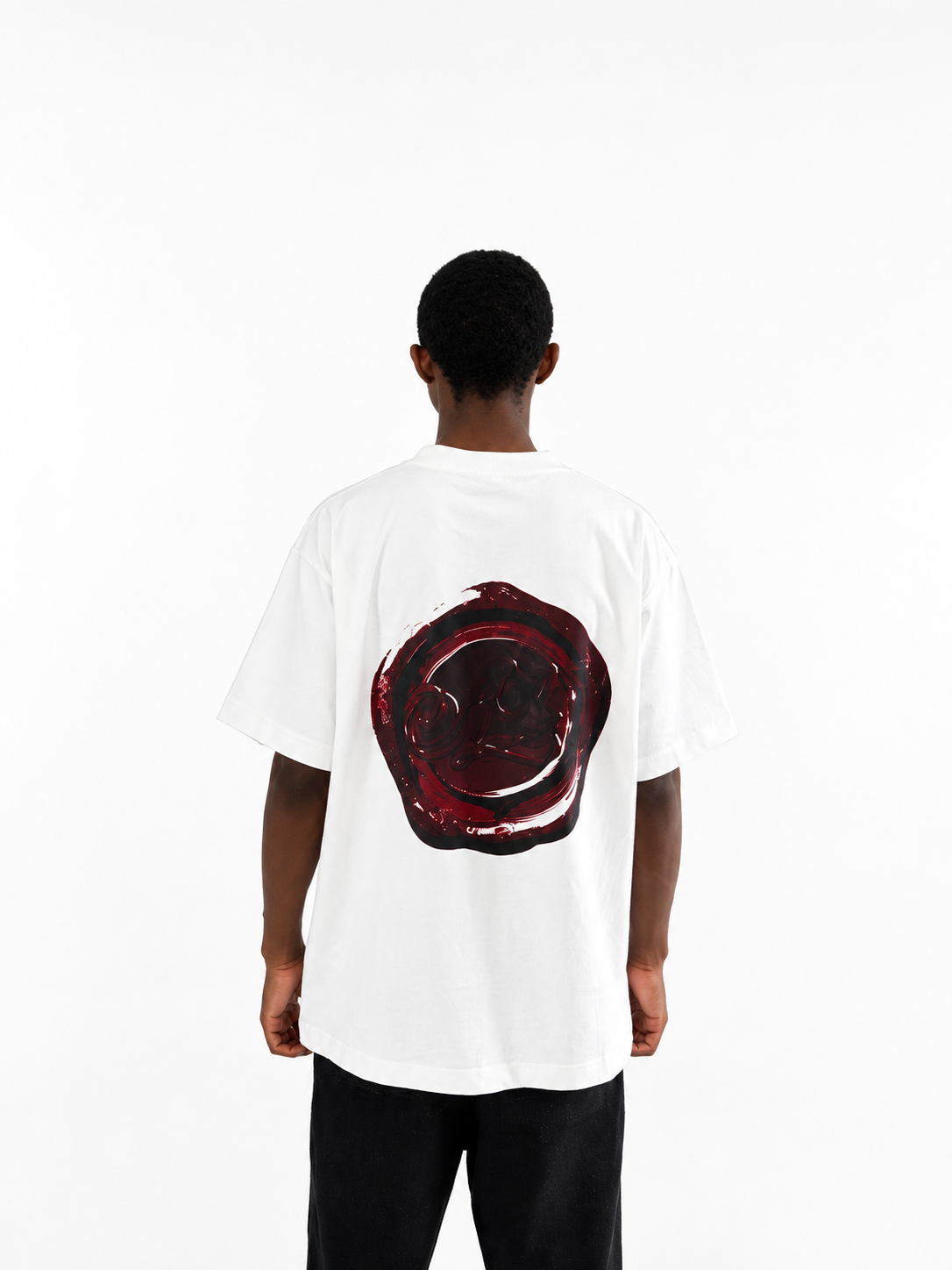 Cotton Red wax stamp T-shirt
